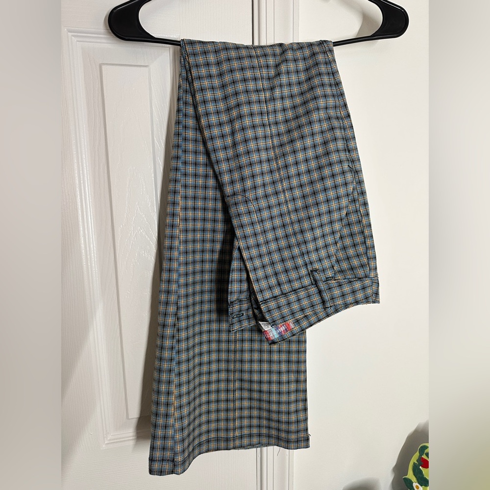 Urban Outfitters plaid bootcut pants